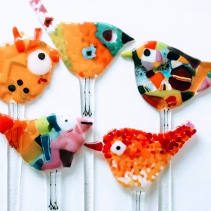 Kit: Quirky Bird Flowerpot Stake £14 each