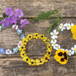 Kit: Flower Power Wreaths £12 each