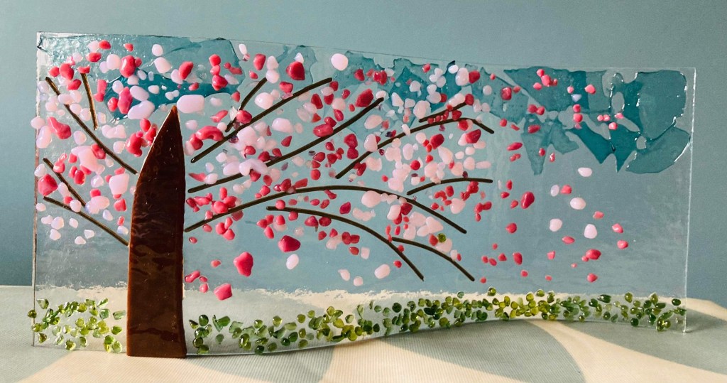 Kit: Cherry Blossom Panel 10cm x 24cm £28