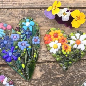 Kit: Flower Power Hanging Heart Pair £26