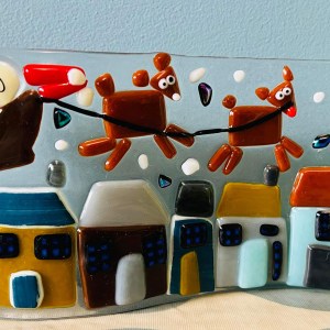 Santa’s Sleigh over the Houses  (pre-order) £29