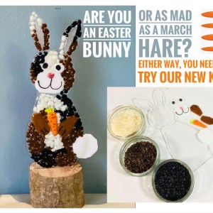 Kit: Cheeky Bunny on Log (Pre Order) £25