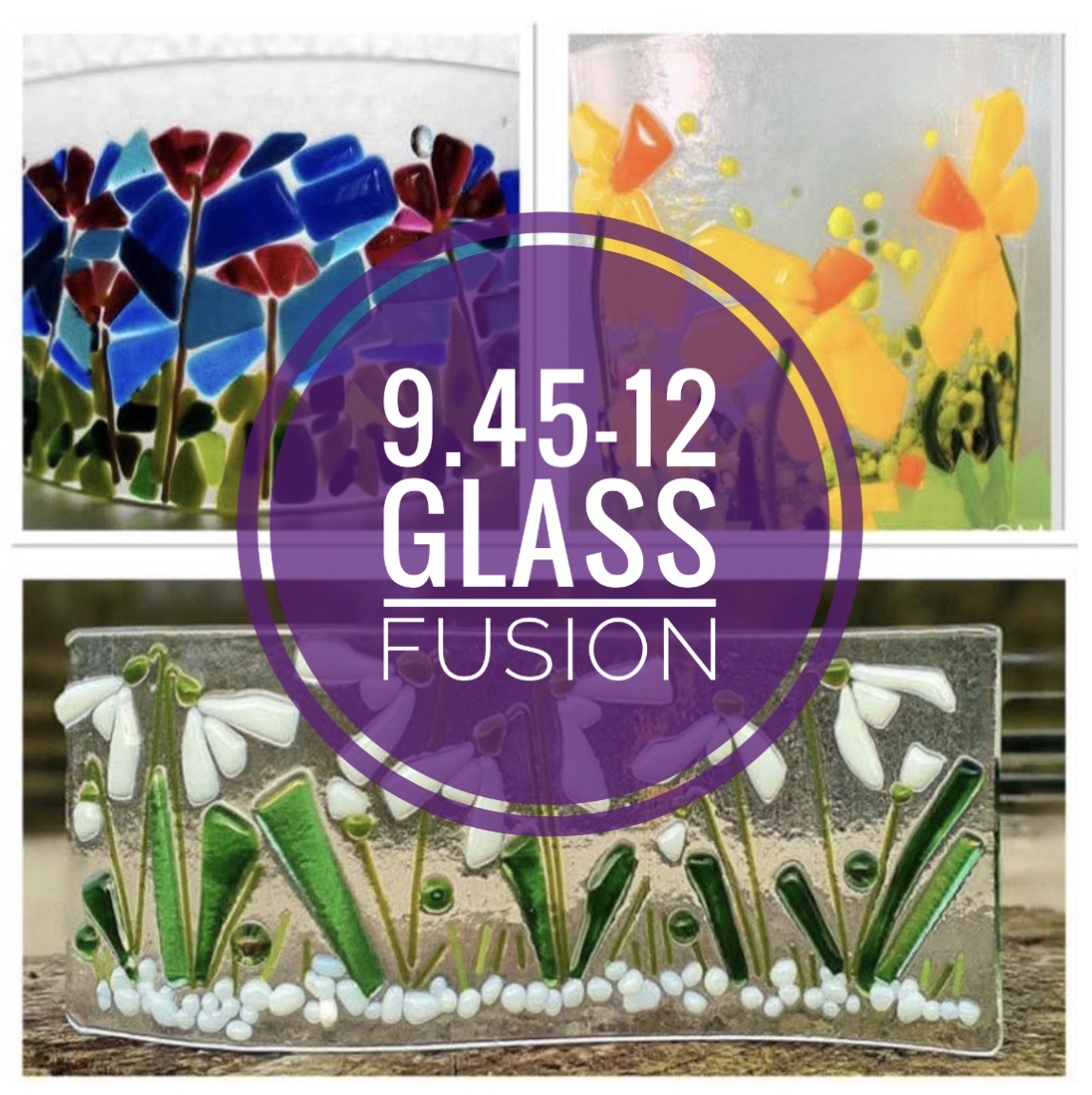 28/08/26 Friday AM 9.45 - 12 BINGHAM HAVE A DABBLE AT GLASS FUSION